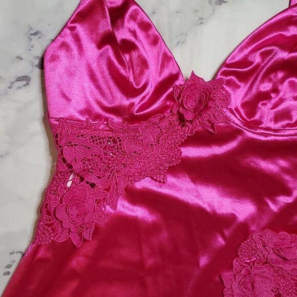 Hello Molly Magnetic Connection Pink Satin Mini Dress - Picture 4 of 9